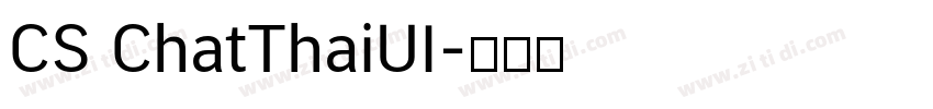 CS ChatThaiUI字体转换